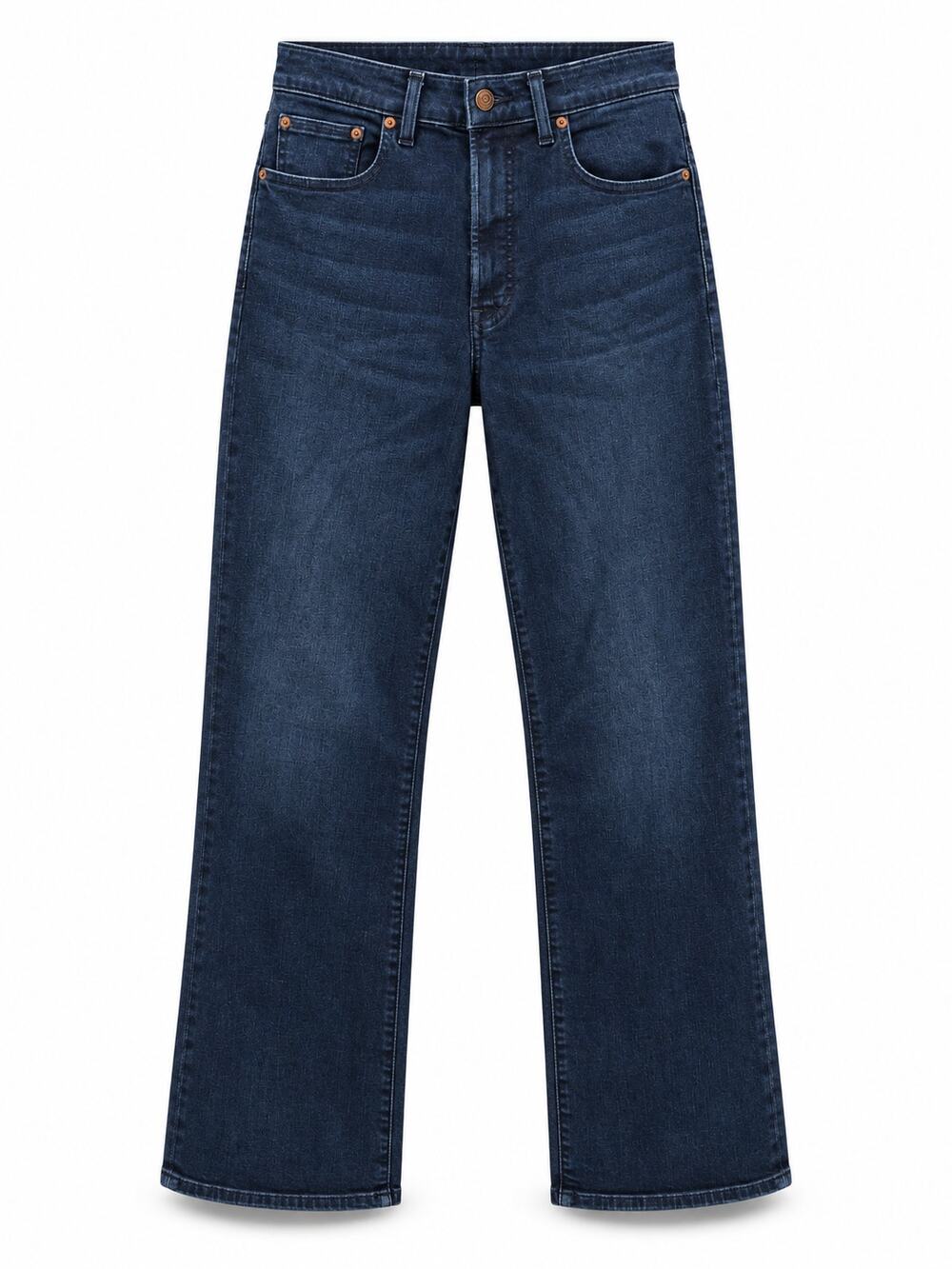 Madewell The Perfect Vintage Wide-Leg Jean Size 28 Dark Wash High Rise Denim